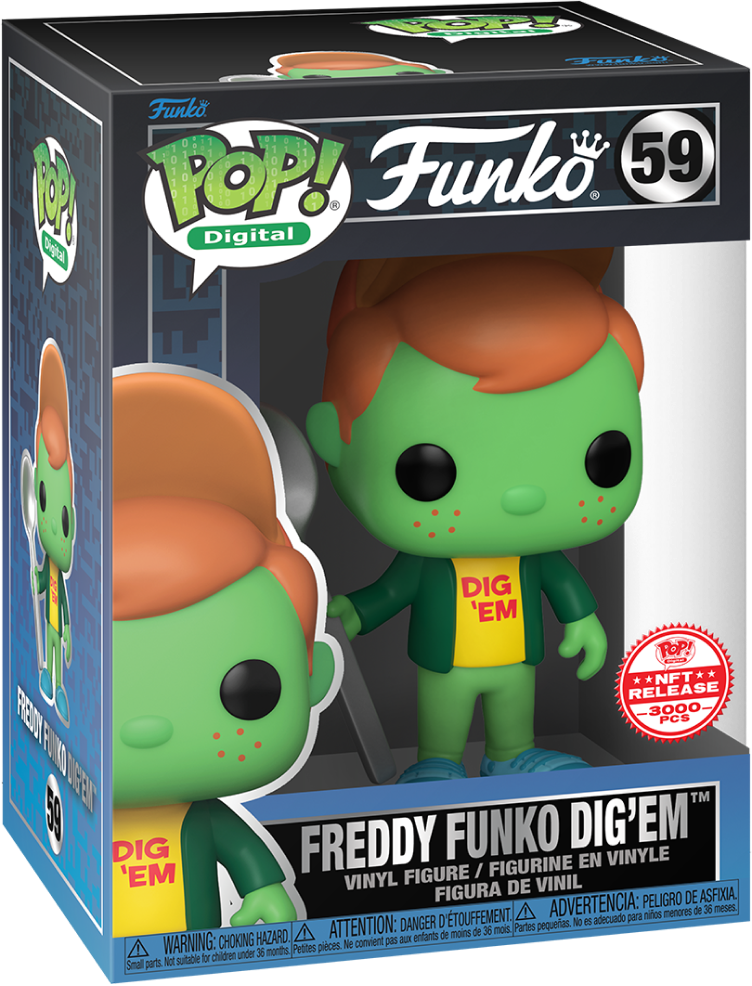 Funko Pop! NFT Freddy Funko Dig'em