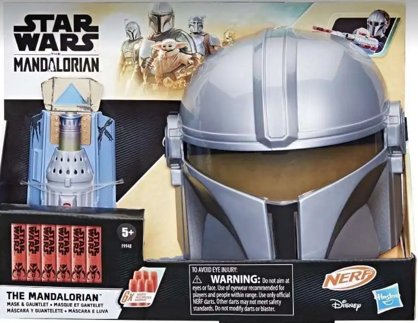 Mandalorian Nerf Gauntlet and Mask