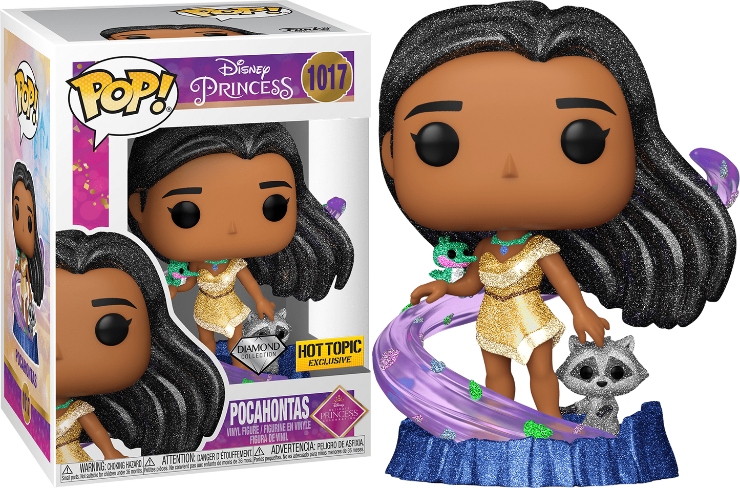 Funko Pop! Vinyl: Pocahontas 1017 - Hot Topic Excl. Diamond Collection