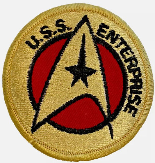 USS Enterprise Iron on 3.0” Embroidered Patch United Federation Planets