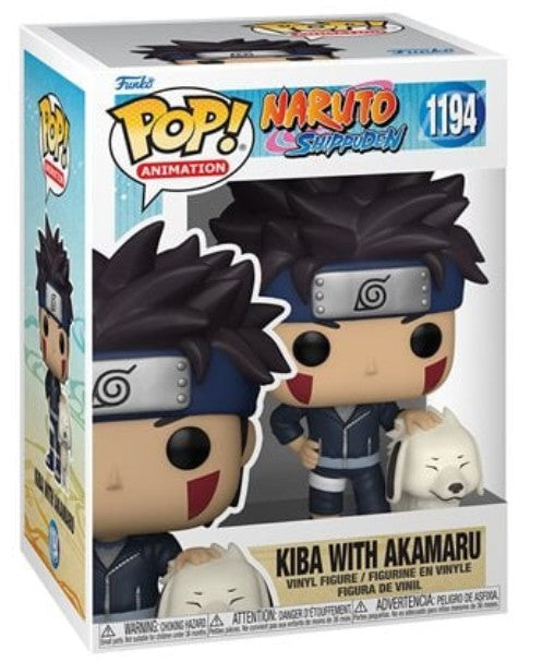 Pop Animation Naruto Kiba with Akamaru Vinyl Figure
