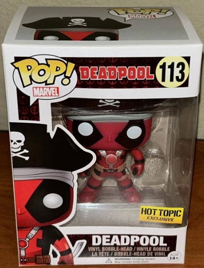 Pop! Marvel Deadpool Pirate #113 Hot Topic