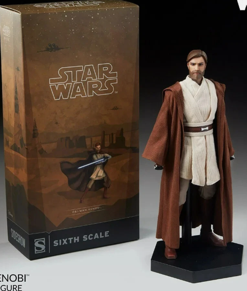 Sideshow Star Wars Clone Wars Obi-Wan Kenobi 12" 1/6 Scale Figure