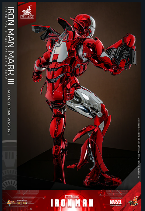 Iron Man Mark III (Red & Chrome Version)