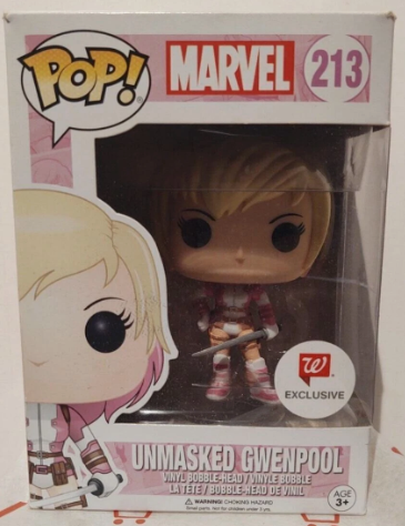 POP - Unmasked Gwenpool - Vinyl Figure - 213 - Marvel