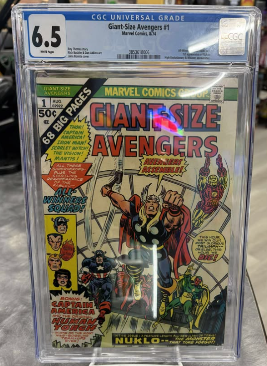 CGC 6.5 Giant-Size Avengers #1
