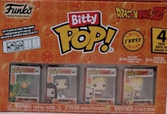 Funko BITTY POP! Dragon Ball Z Limited Chase Edition 4 Box Set Cell