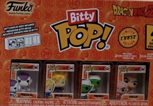 Funko BITTY POP! Dragon Ball Z Limited Chase Edition 4 Box Set Frieza