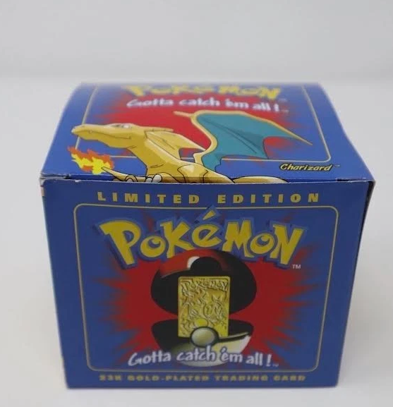 Charizard Gold Burger King Card