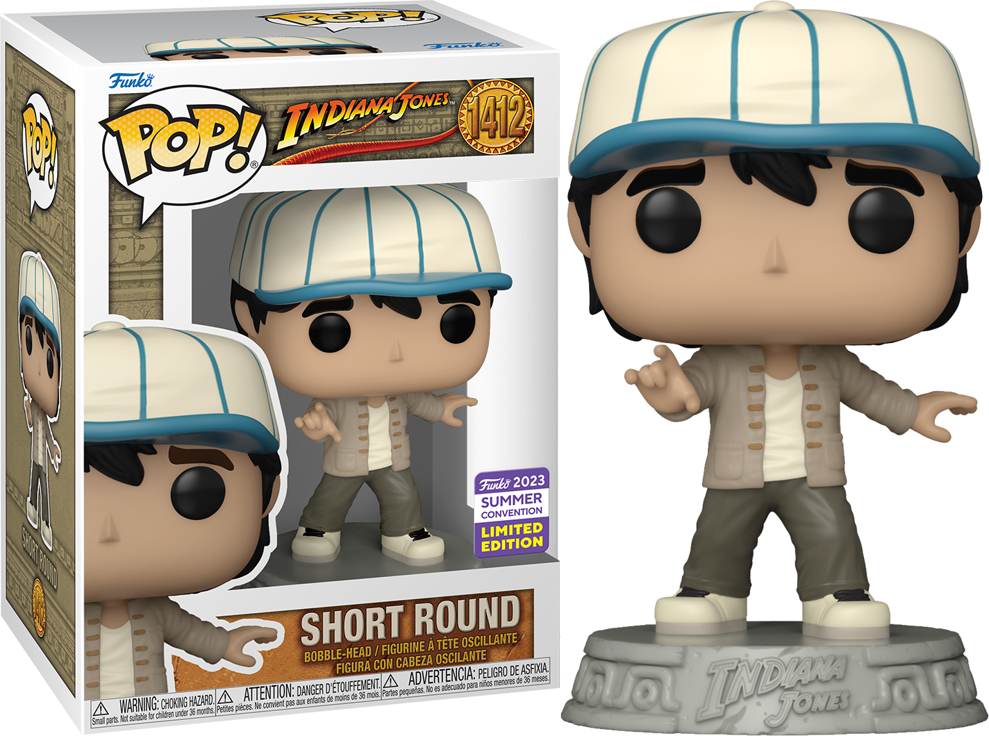 Funko Pop! Vinyl: Indiana Jones - Short Round - Funko Summer Convention #1412