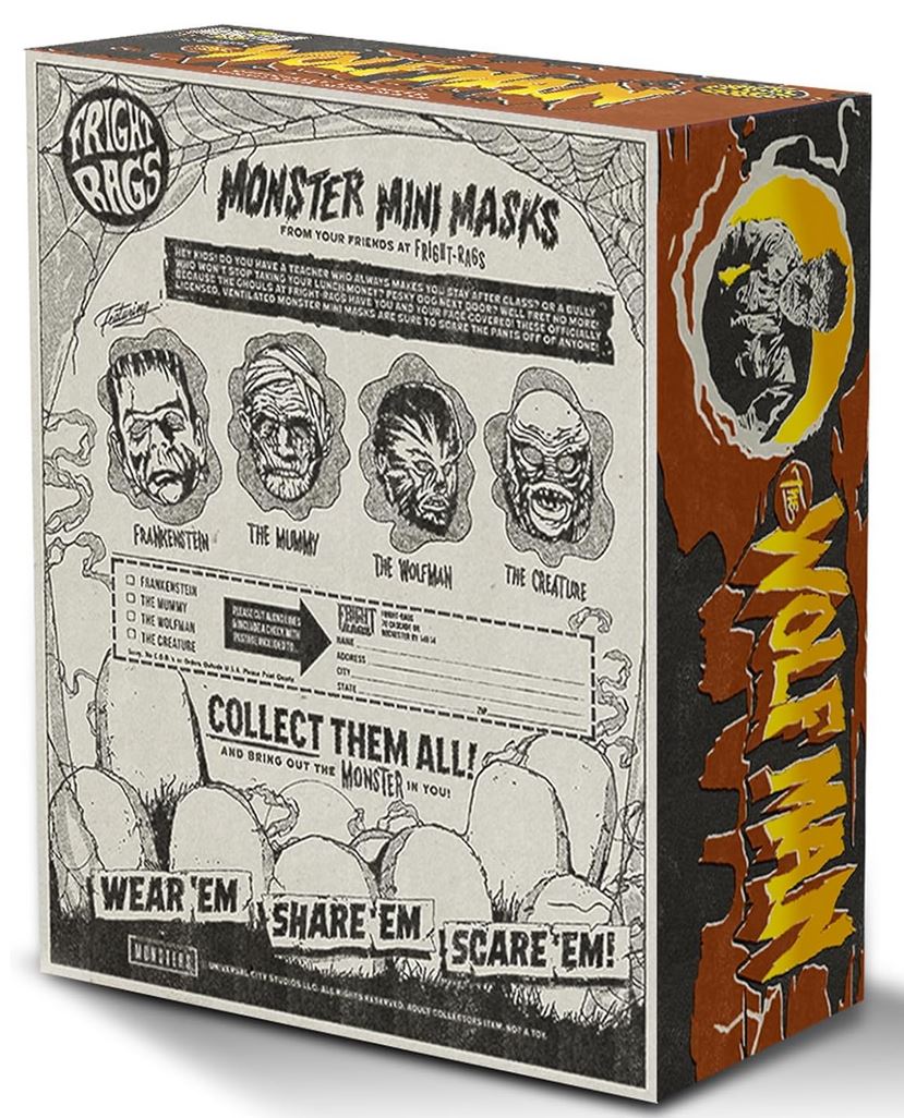 Universal Monsters Wolf Man Basil Gogos Ver Previews Exclusive Mini Mask (Ne