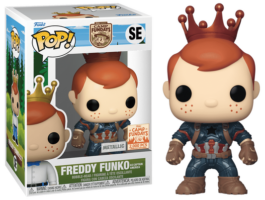 Funko Pop! Camp Fundays Freddy Funko as Captain America
