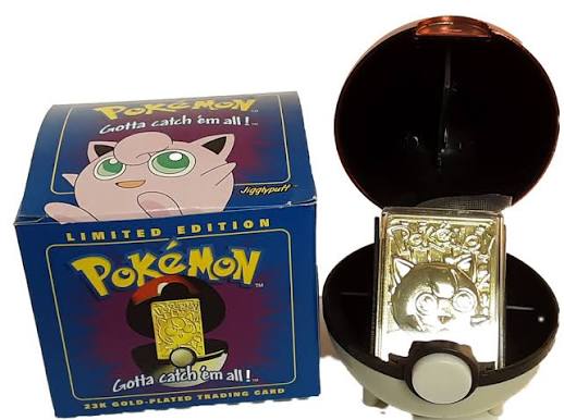 Jigglypuff Gold Burger King Card