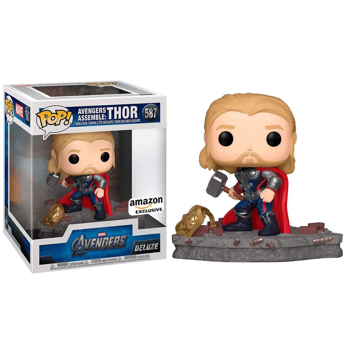 Funko Pop! Deluxe: Avengers Assemble: Thor #587 America Amazon Exclusive