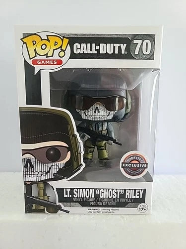 Funko Pop! Vinyl: Call of Duty - Lt. Simon "Ghost" Riley #70 Gamestop Exclusive