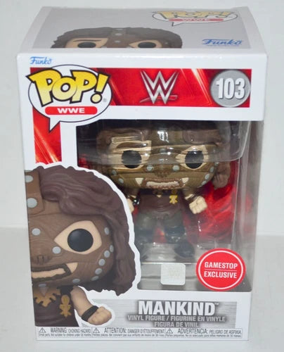Funko POP! WWE Mankind #103 GameStop Exclusive