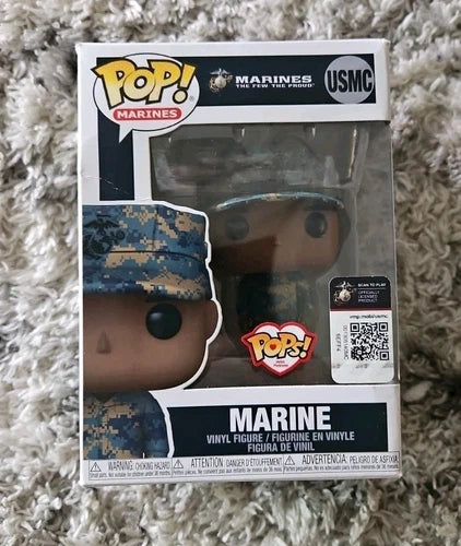 Funko POP! USMC MARINES : Marine Military Vet (African American Male)