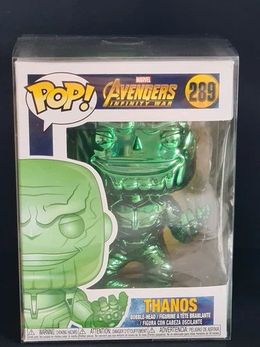 Funko Pop! Marvel Avengers Infinity War Thanos Green Chrome #289