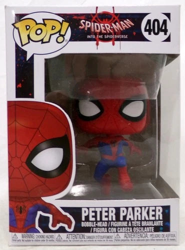 Funko Pop! Marvel Spider-Man Into the Spider-Verse 404 Peter Parker Vinyl Figure
