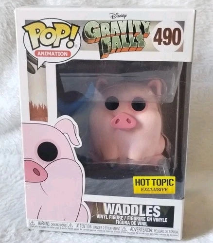 Funko Pop! Vinyl: Gravity Falls - Waddles - Hot Topic (Exclusive) #490