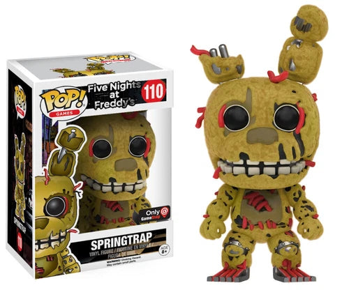 Funko Pop! Games: Five Nights at Freddy's SPRINGTRAP (Flocked) #110