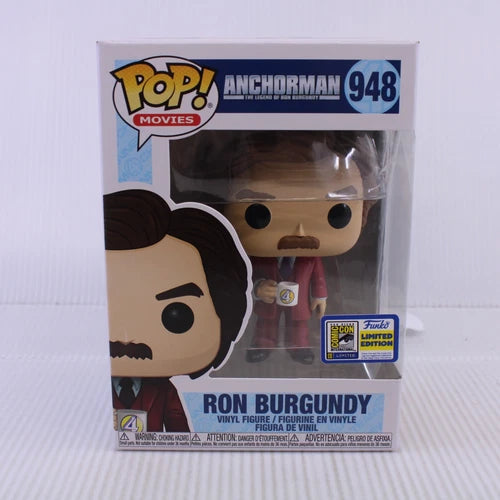 Funko Pop! Vinyl: Anchorman - Ron Burgundy San Diego Comic Con 2020 #948