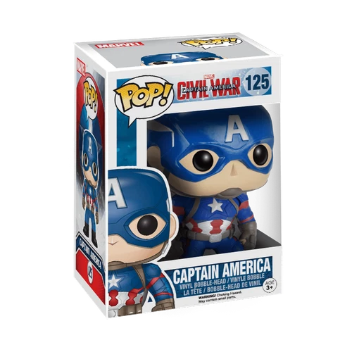 Funko POP! Marvel Captain America 3 Civil War - Captain America #125