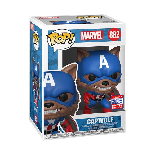 Funko Pop! Vinyl: Marvel - Capwolf - Amazon San Diego Comic Con (Exclusive) #882