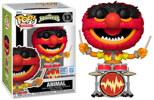 The Muppets Animal on Drums NYCC 2024 Exclusive Pop! Vinyl Figure #13