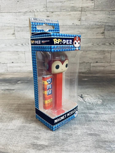 POP! PEZ MEGA MAN MAGNET MISSLE DISPENSER CANDY