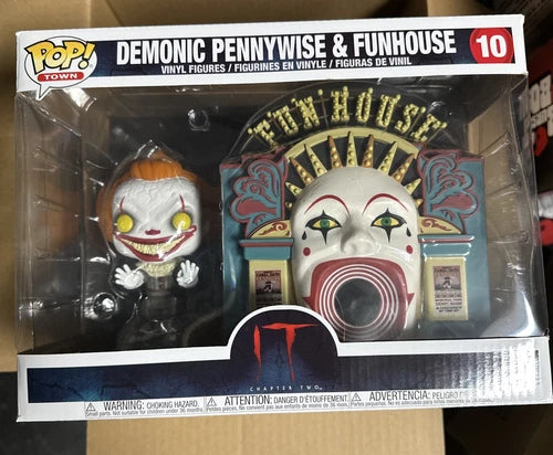 Funko Pop! Town: It - Demonic Pennywise & Funhouse #10
