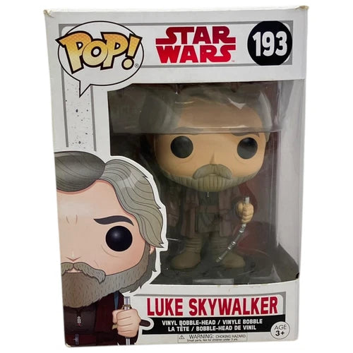 Funko Pop Star Wars Luke Skywalker #193 Vinyl Bobblehead Figure Last Jedi