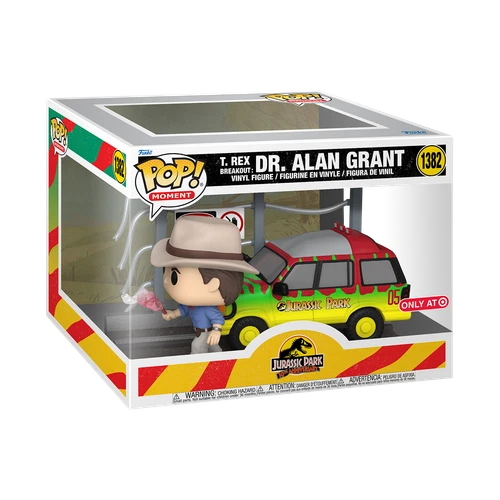 Funko POP! Jurassic Park 30th Anniversary T-Rex Breakout w. Dr Grant Target 1382