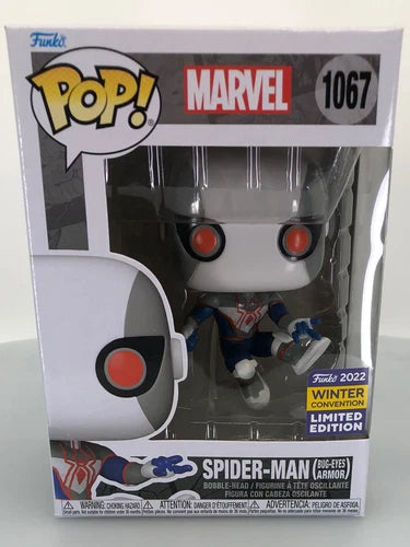 Spider-Man (Bug-Eyes Armor) #1067 Marvel 2022 Winter Con Funko Pop!