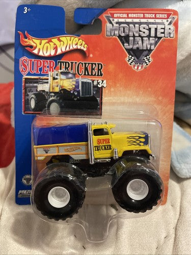Hot Wheels Monster Jam 2002 Super Trucker #34