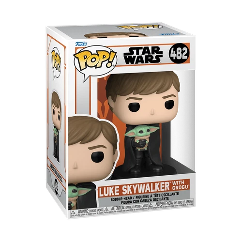 Funko Pop! Vinyl: Star Wars - Luke Skywalker with Grogu #482