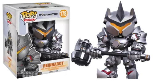 Funko Pop! Vinyl Super 6 in: Overwatch - Reinhardt (6 inch) #178