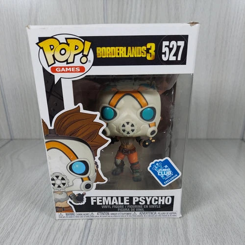 Pop Funko Games Boarderlands 3 #527 Female Psycho Gamestop Funko Club Exclusive