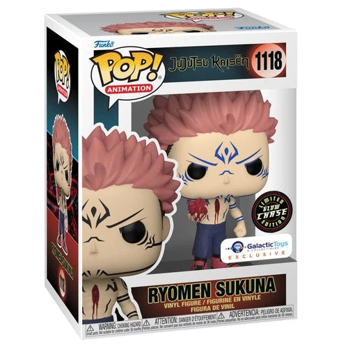 (Chase) Galactic Toys Exclusive Funko Pop! Animation: JJK- Sukuna w/ Heart Chase Glow