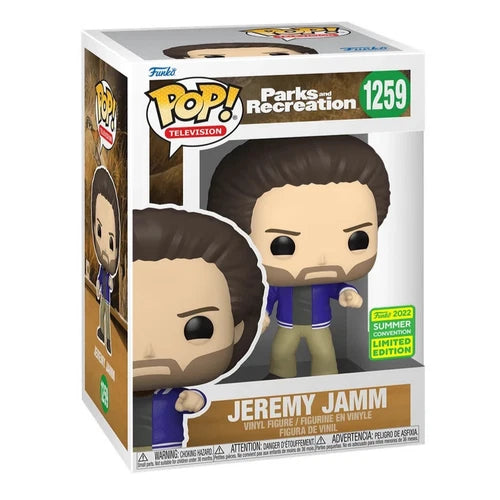 Funko Pop! Jeremy Jamm 1259 Summer Convention 2022 Parks Recreation Limited Ed