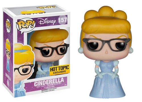 Funko Pop! Vinyl: Disney - Cinderella (Nerd) - Hot Topic (Exclusive) #157