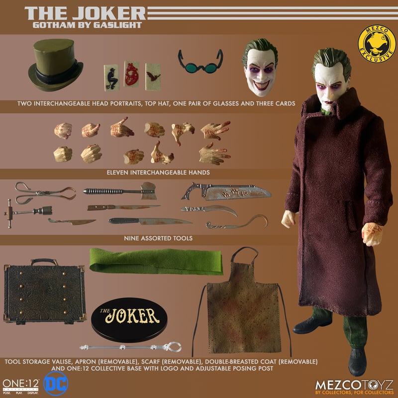 The Joker: Gotham by Gaslight Mezco one:12