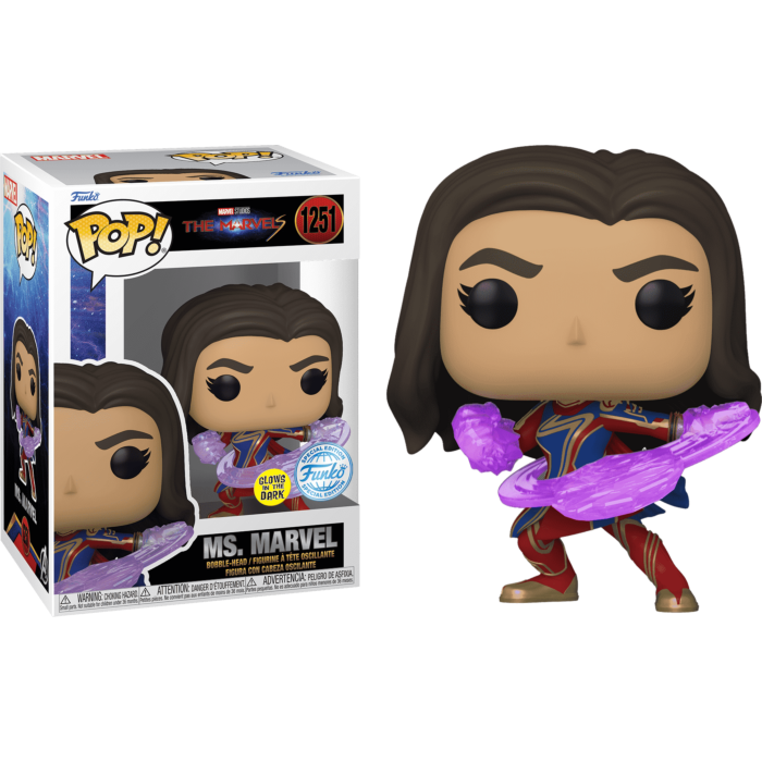 Funko Pop! Marvels: Ms. Marvel #1251 Funko Specail Edition GITD