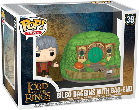 Funko Pop! Town: Lord of the Rings: Billbo Baggins with Bag-End #39