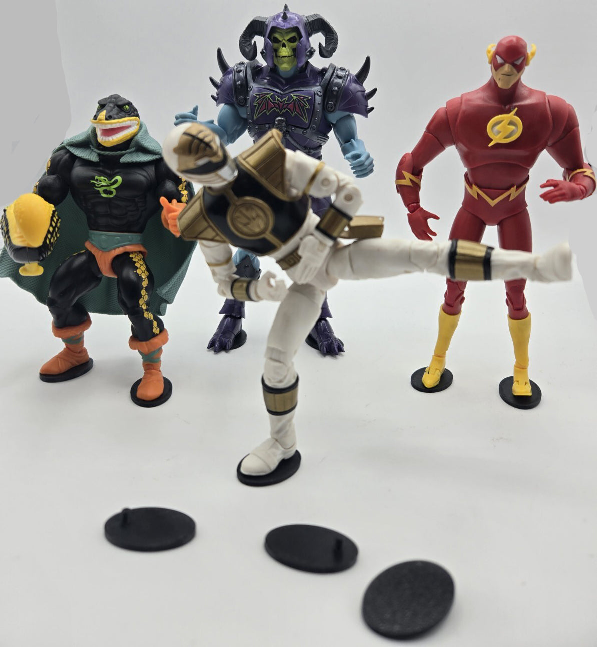 ACTION FIGURE DISPLAY STANDS (BLACK) 10-PACK