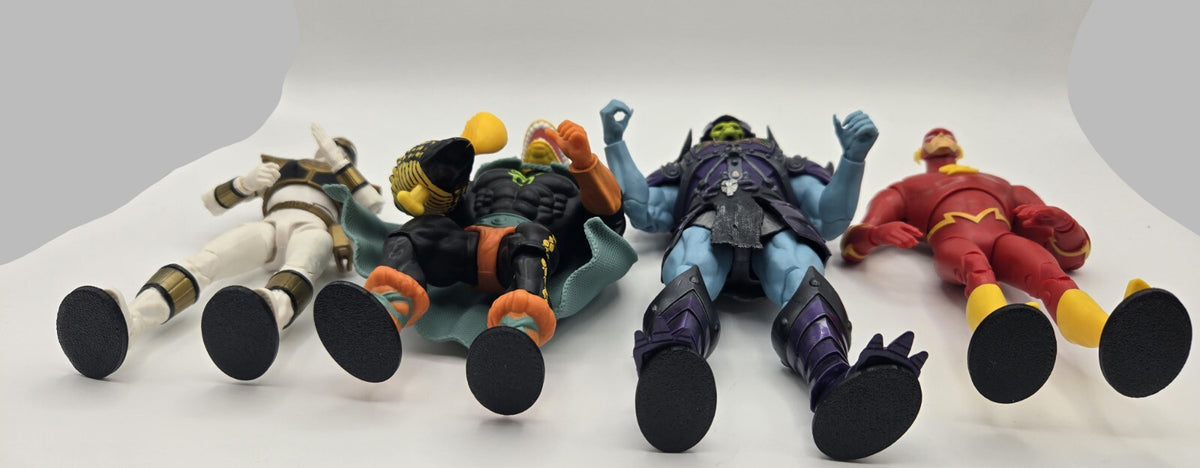 ACTION FIGURE DISPLAY STANDS (BLACK) 10-PACK