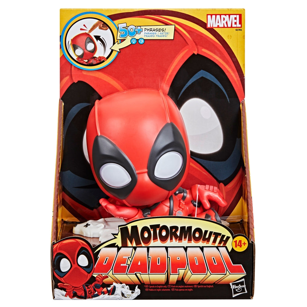 Marvel Motormouth Deadpool, 5" Electronic Talking Toy