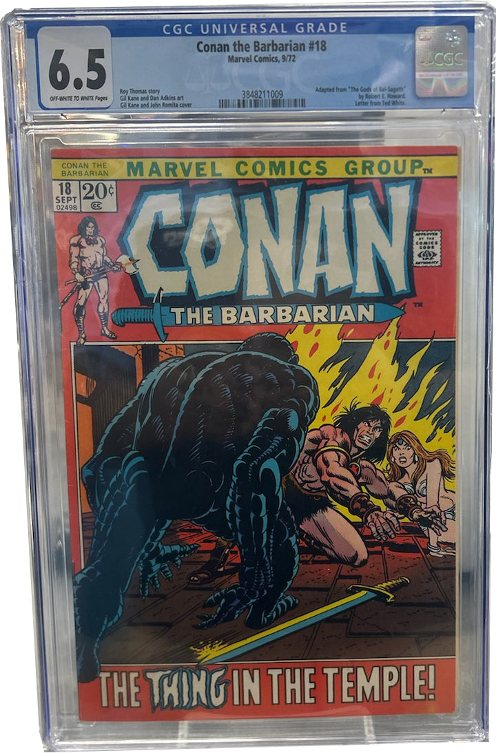 Conan the Barbarian #18 CGC 6.5 (1972)