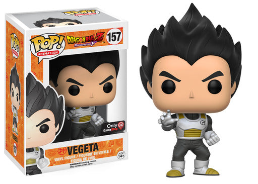 Funko Pop! Dragon Ball Z #157 Vegeta Black Hair GameStop Exclusive