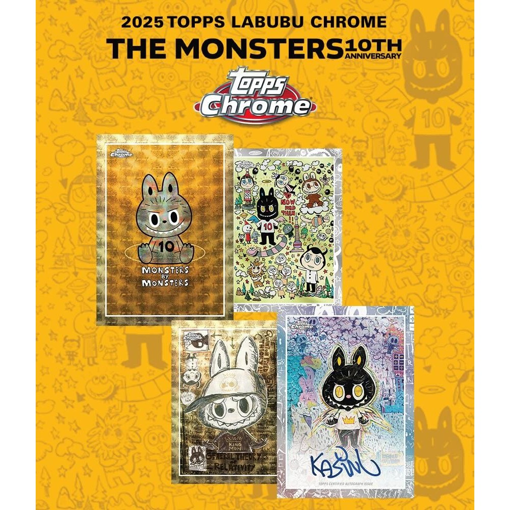 ENT-Topps Labubu Chrome 10th Anniversary